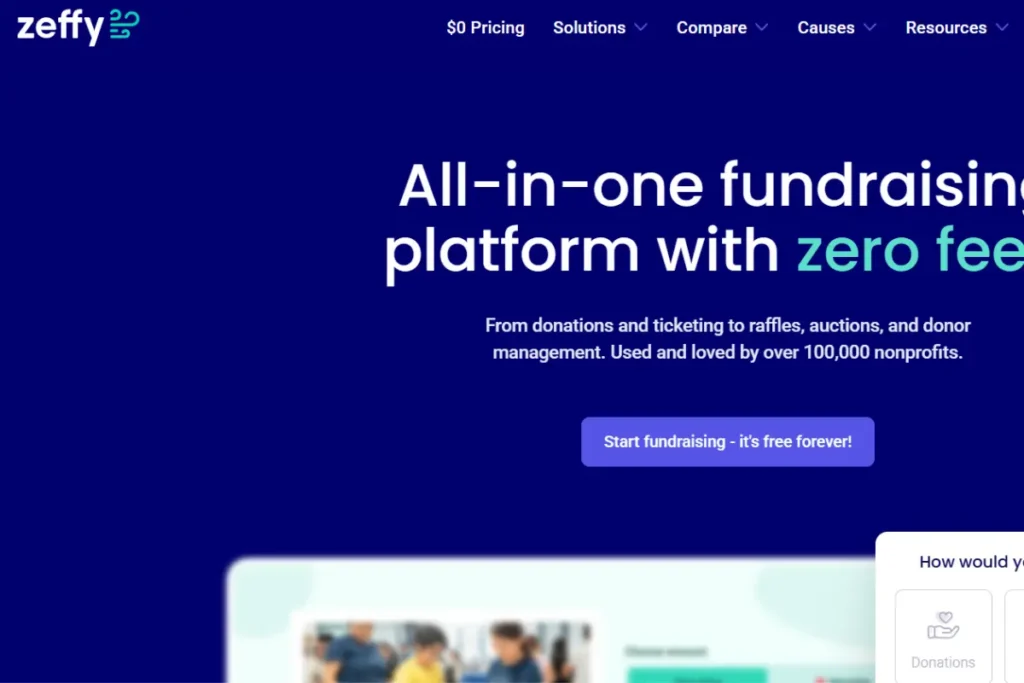 Zeffy is a simple, donation-focused platform that helps nonprofits manage memberships and payments efficiently. It automates recurring donations, integrates with email campaigns, and tracks supporter activity.