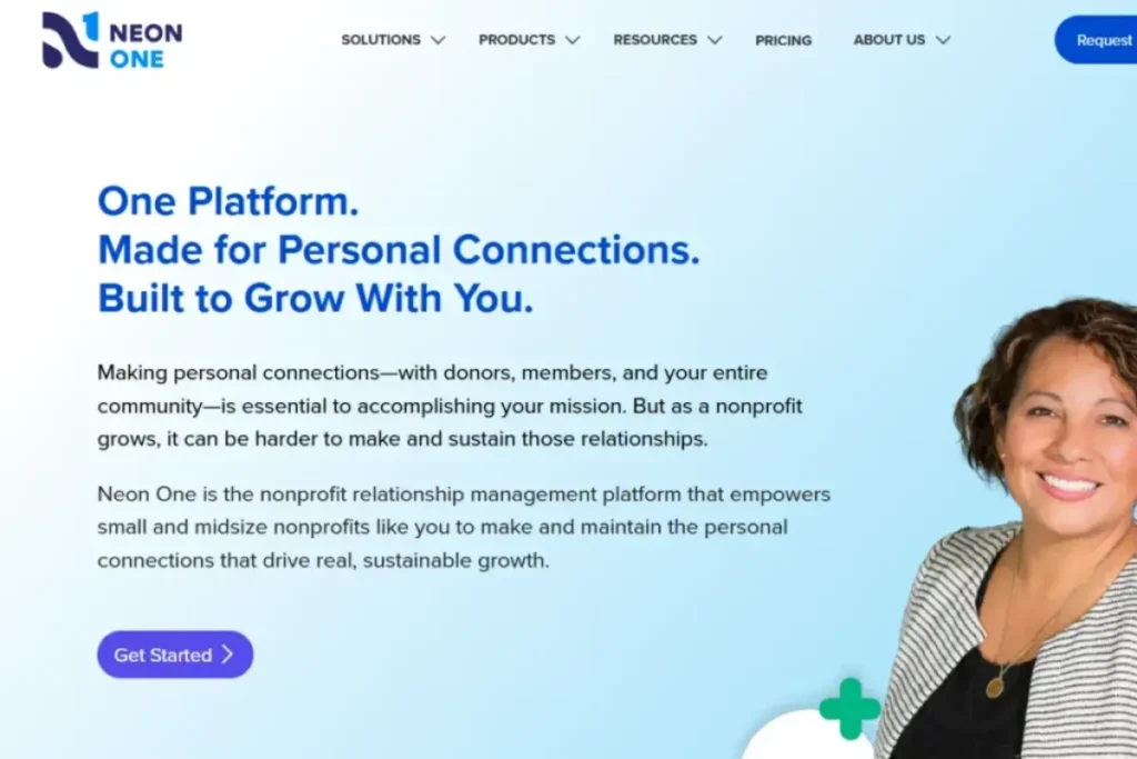 Neon CRM is a robust platform for membership, fundraising, and event management. It centralizes data, automates workflows, and provides detailed reporting dashboards.