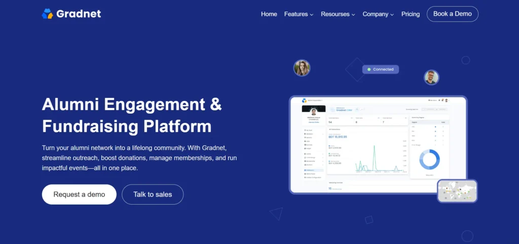Gradnet: Best Overall Alumni Management Software for Universities