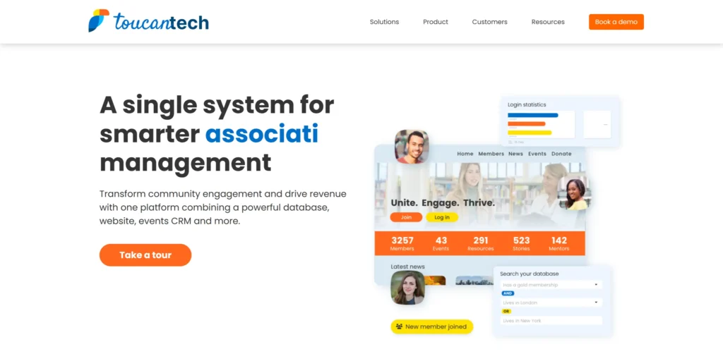 ToucanTech: Best for Website and Alumni CRM Combined