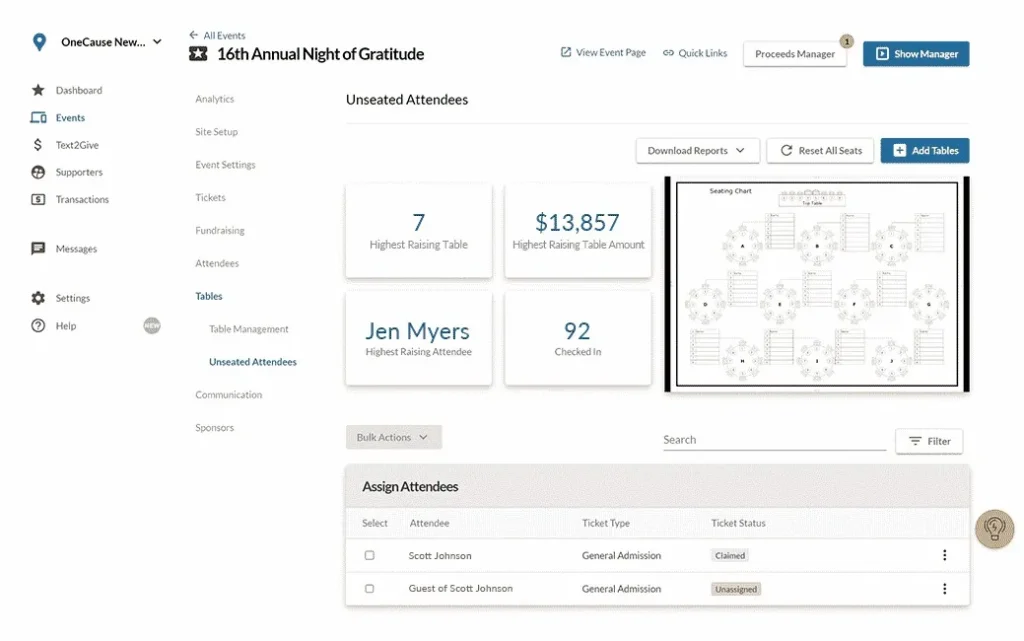 OneCause the Best School Fundraising Software